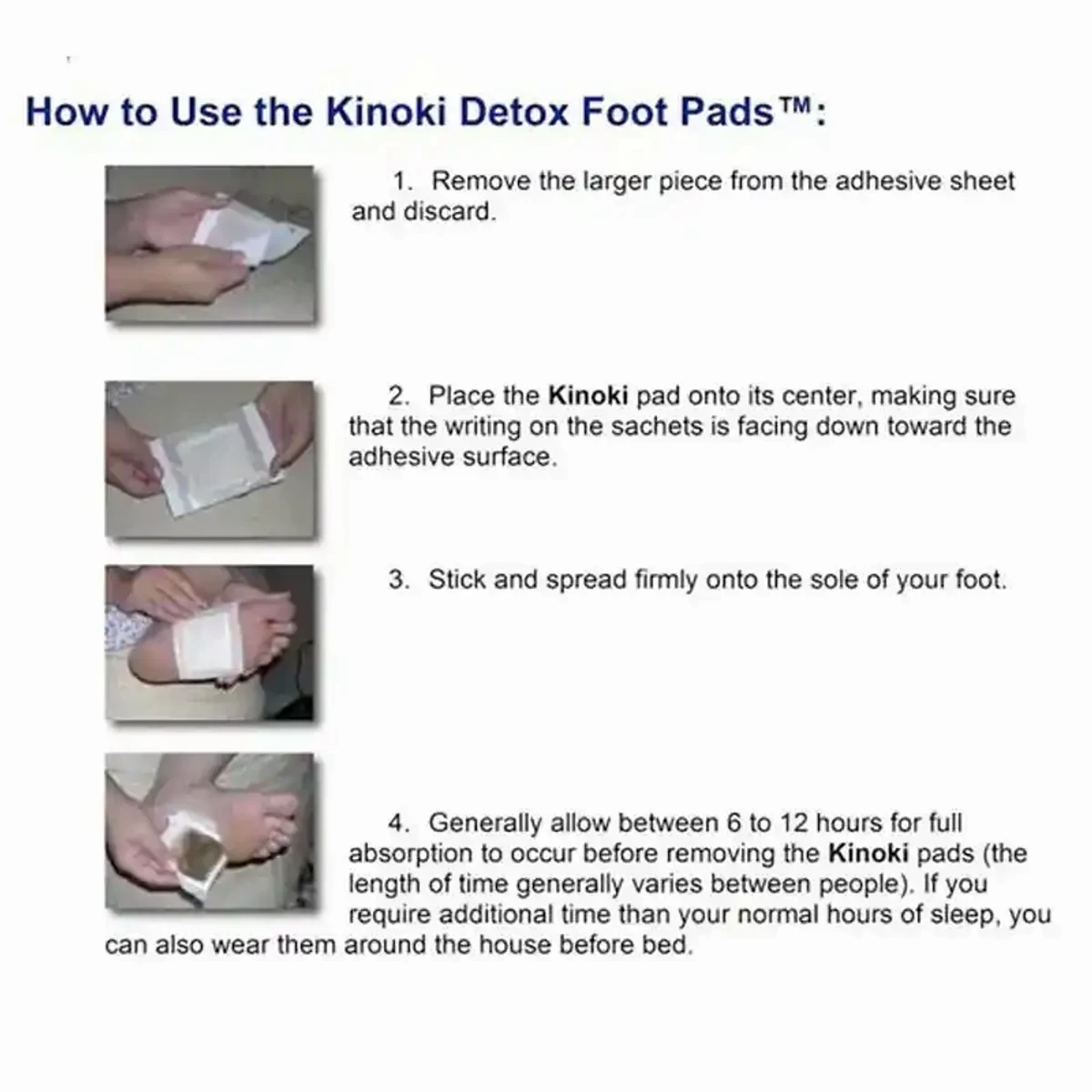 Kinoki Detox Foot Pad 10 Picas 1 packet