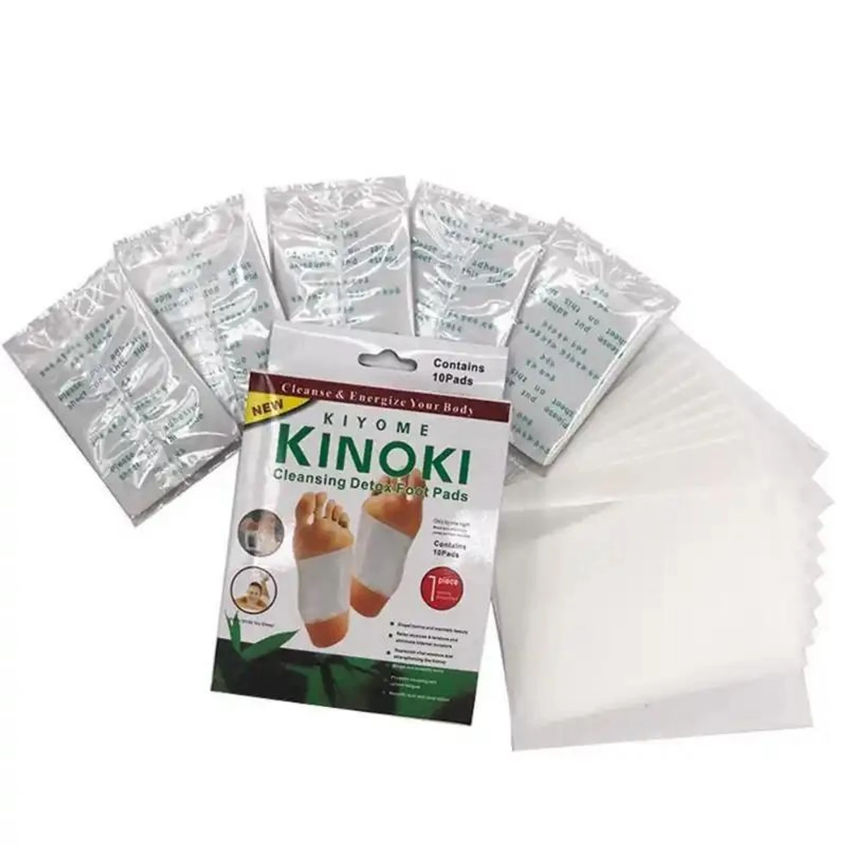 Original kinoki detox foot pad 5 Packet (50 pcs Full Course)