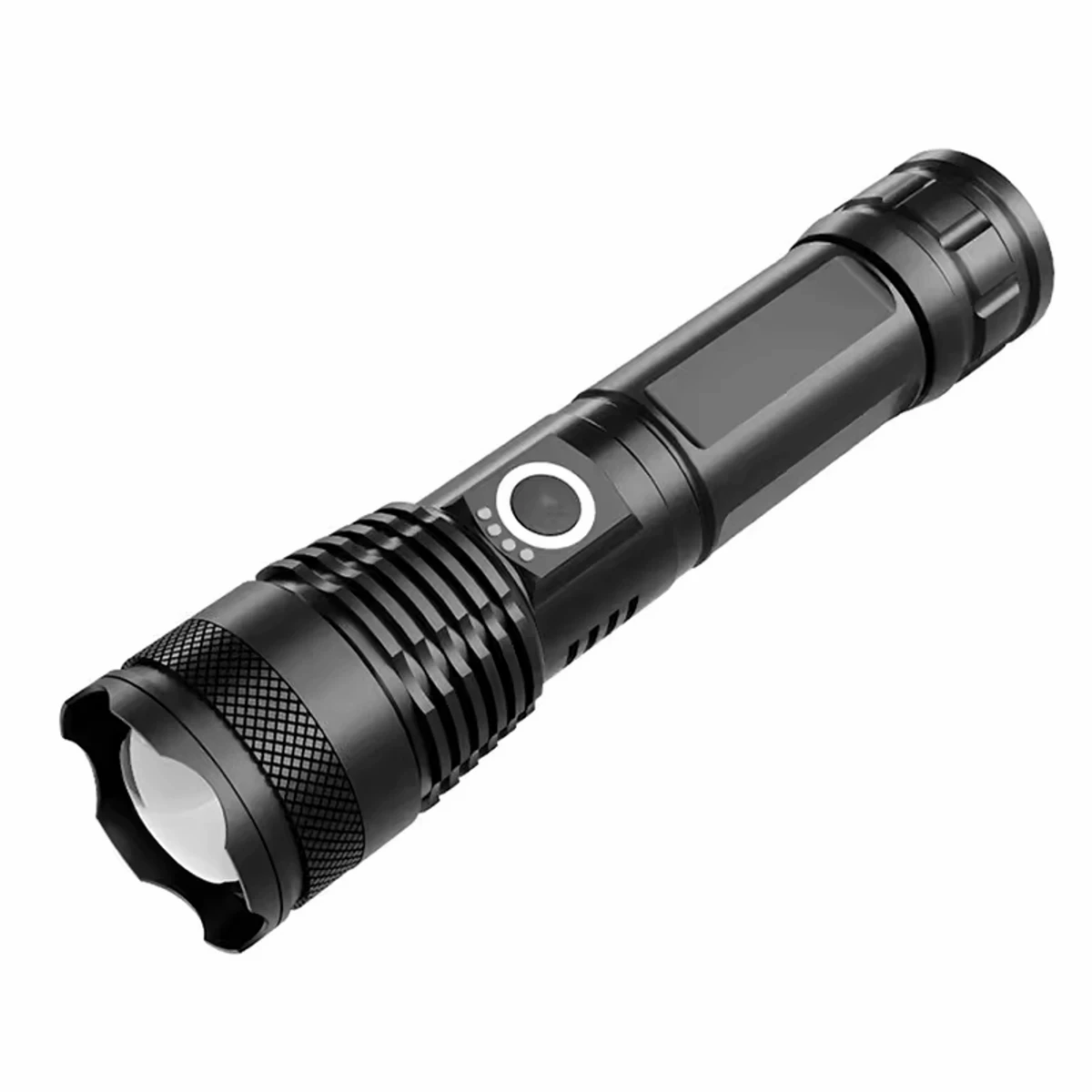 Rechargeable Waterproof Zoom LED Flashlight USB Torch Light